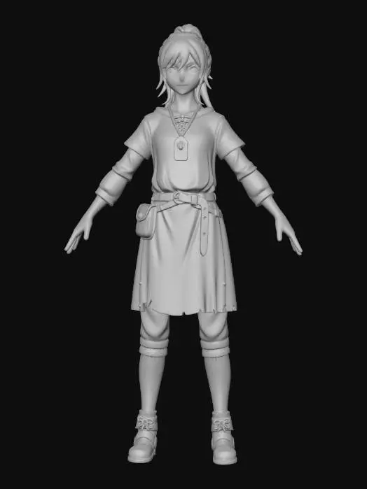 3D model for Adventurer's Attire