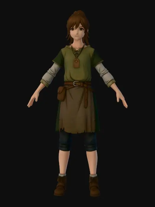 3D model for Adventurer's Attire