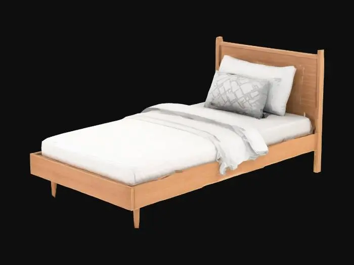 3D model for single bed