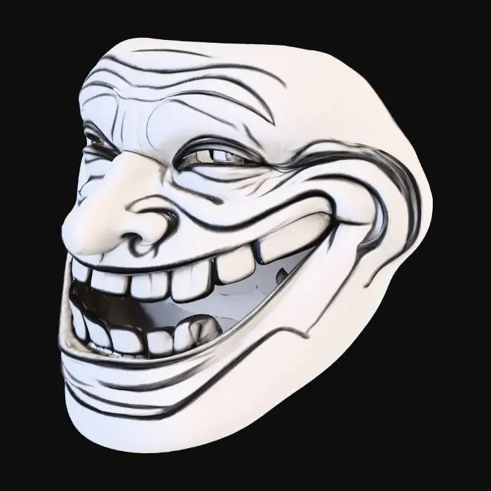 3D model for Trollface