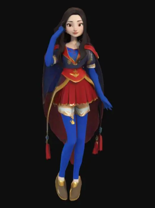 3D model for Fantasy Royalty Character