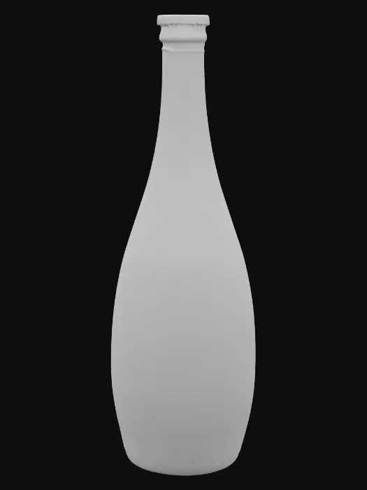 3D model for Transparent Gold Klein Bottle