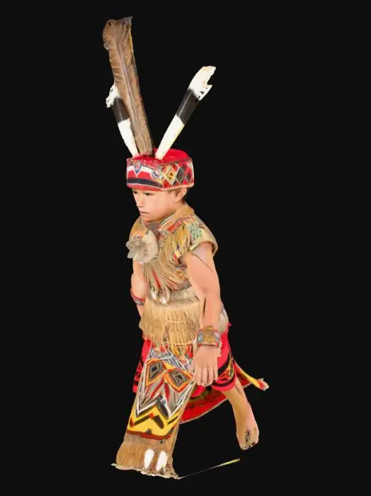 3D model for Dayak