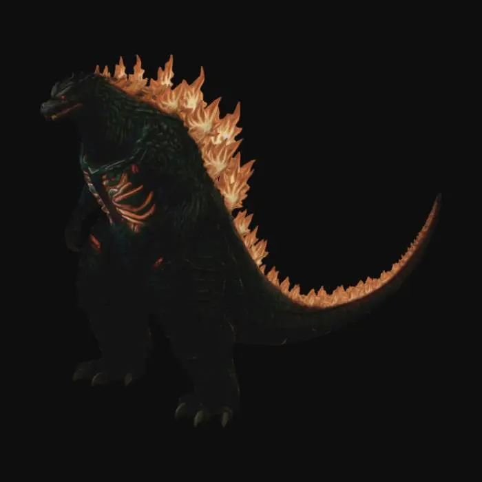 3D model for Godzilla