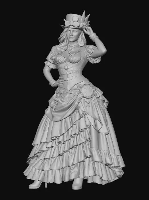 3D model for Steampunk Elegance