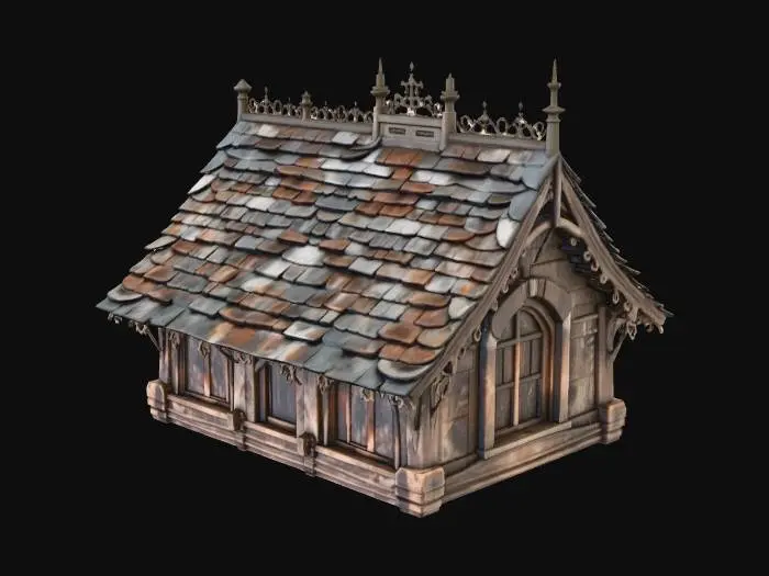 3D model for Rustic Cottage Model