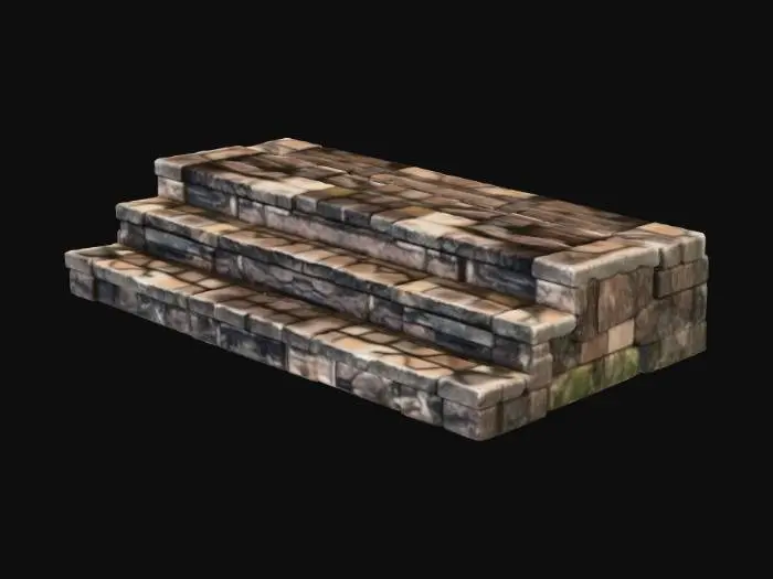 3D model for Stone Steps