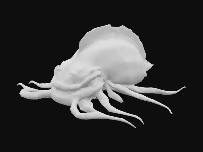 3D model for Wide mouth slugfish