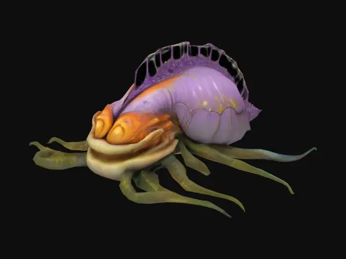 3D model for Wide mouth slugfish