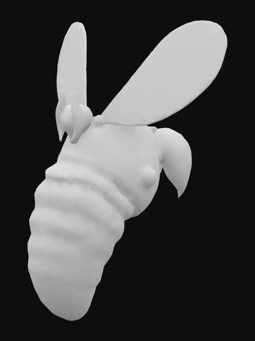 3D model for Bug larvae