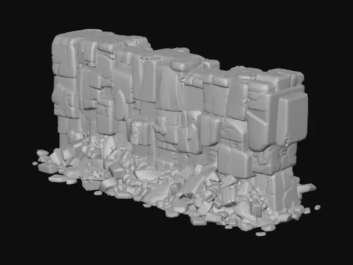 3D model for Crumbled Stones