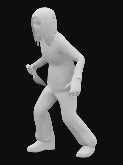 3D model for Jeff The Killer