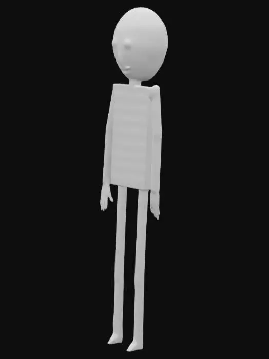 3D model for Baldi's Basics Character