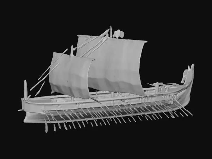 3D model for Trireme Model