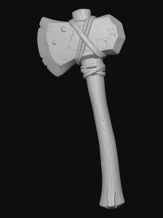 3D model for Stone Hatchet