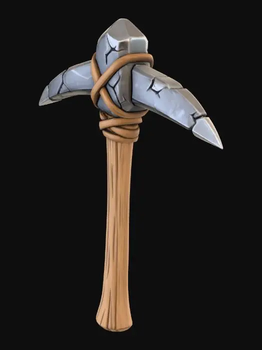 3D model for Stone Pickaxe