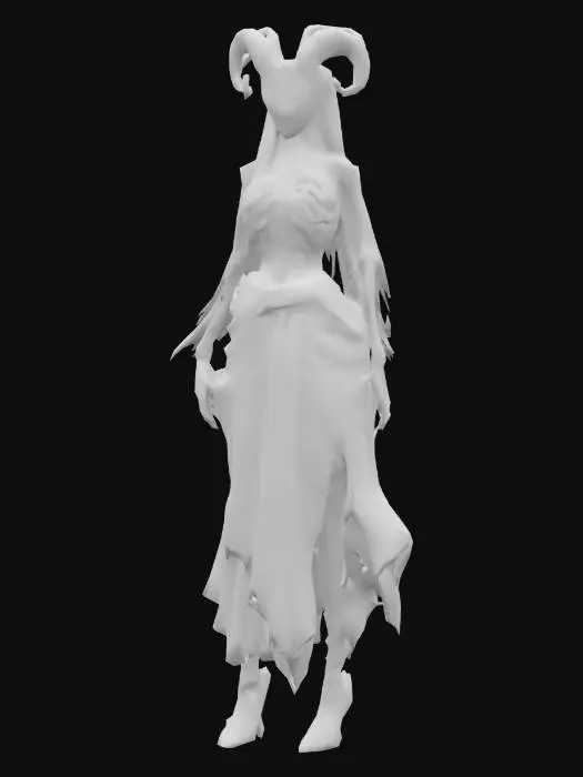 3D model for Norse goddess hella