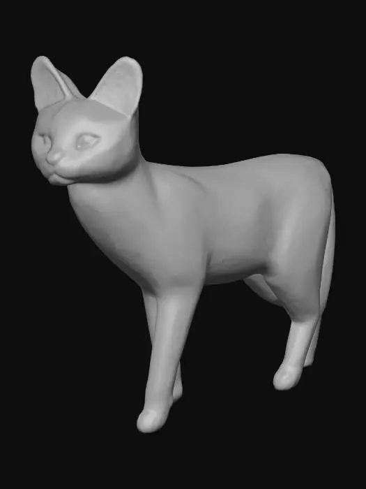 3D model for Spotted cat