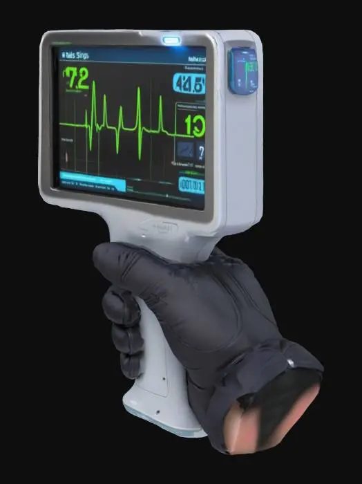 3D model for Handheld Vital Monitor