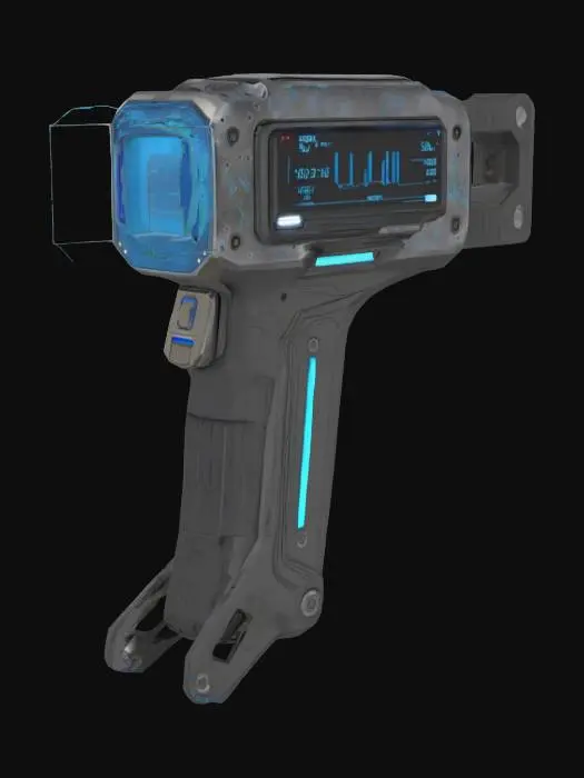 3D model for Futuristic ECG Scanner