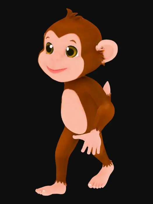 3D model for Monkey Pose