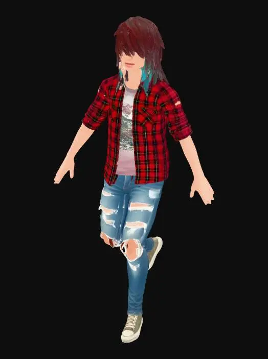 3D model for boy phố