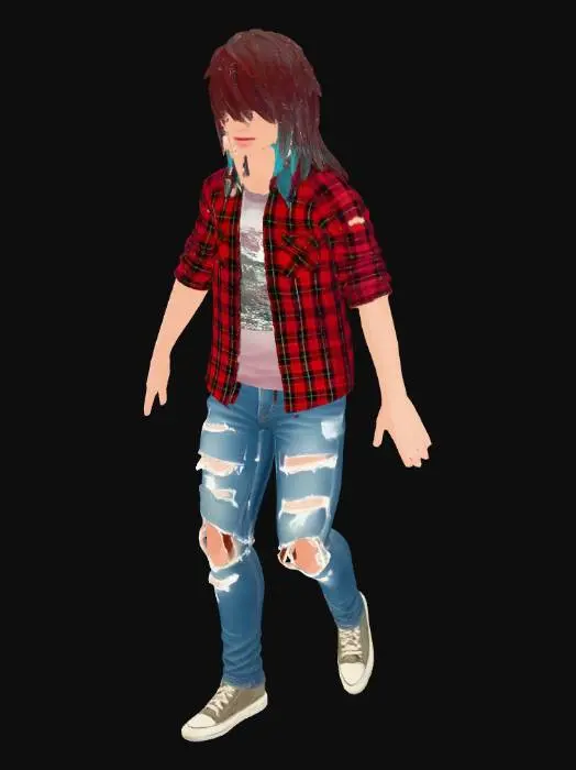 3D model for boy phố