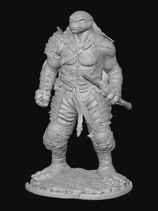 3D model for Turtle Warrior