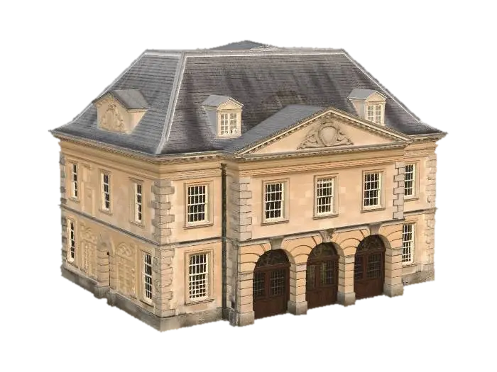 Golden Hour Manor - Goldenhour 3D model, vytvořený pomocí AI