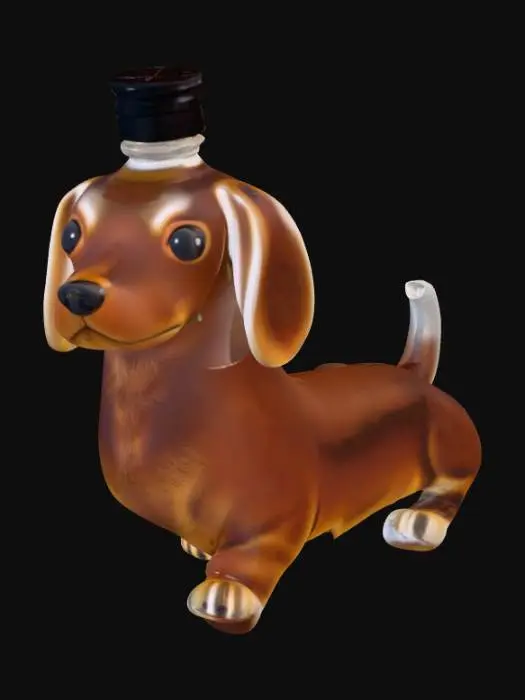3D model for Dachshund Decanter