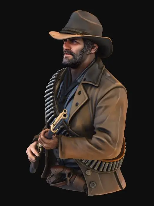 3D model for Gunslinger at Sunset