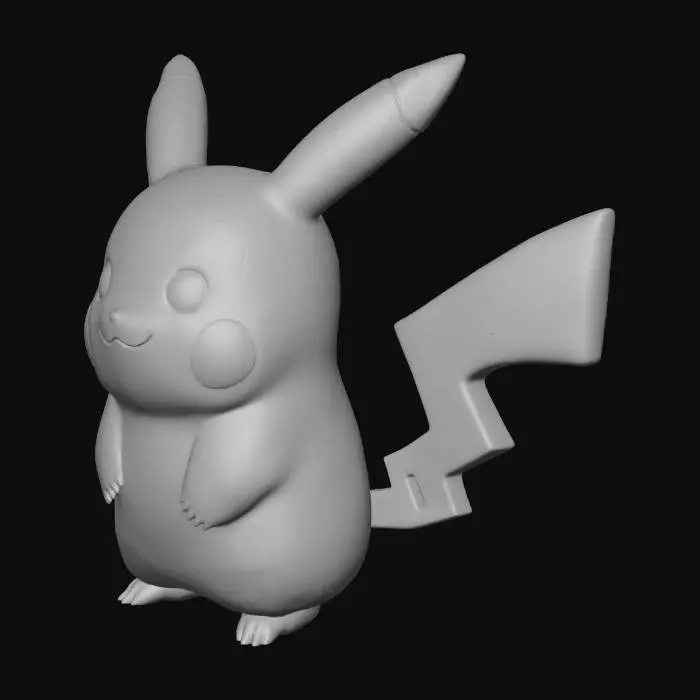 3D model for Pikachu Plush