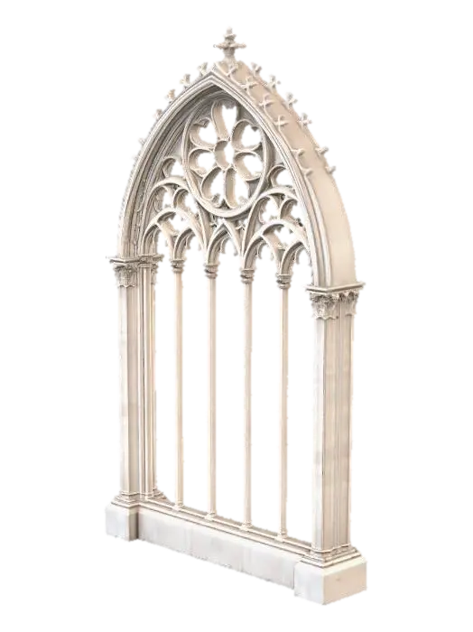 Window 3D model, vytvořený pomocí AI