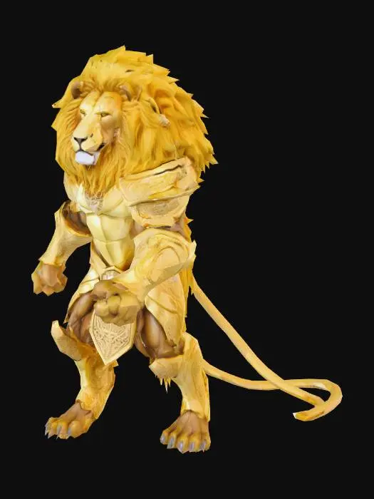 3D model for Lionheart Warrior