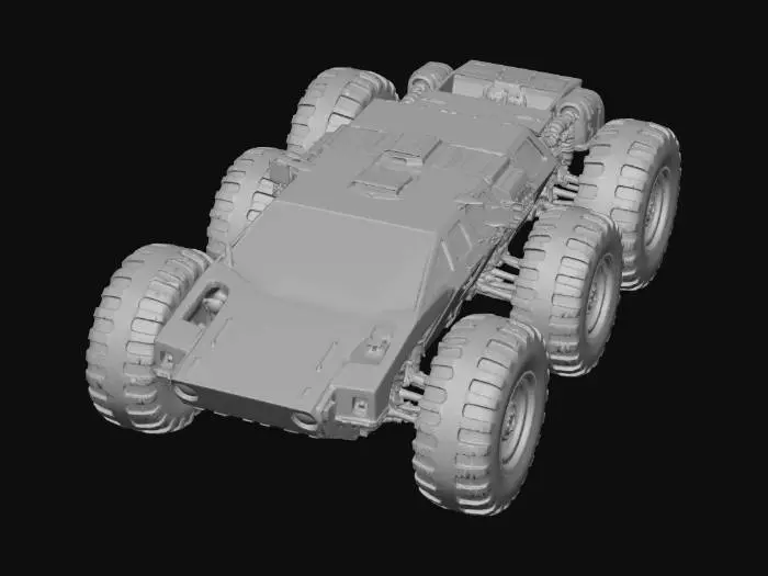3D model for Desert Hexa Raider