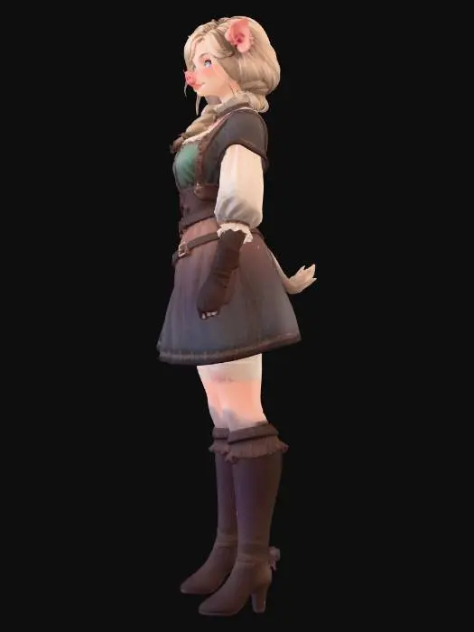 3D model for paiguie