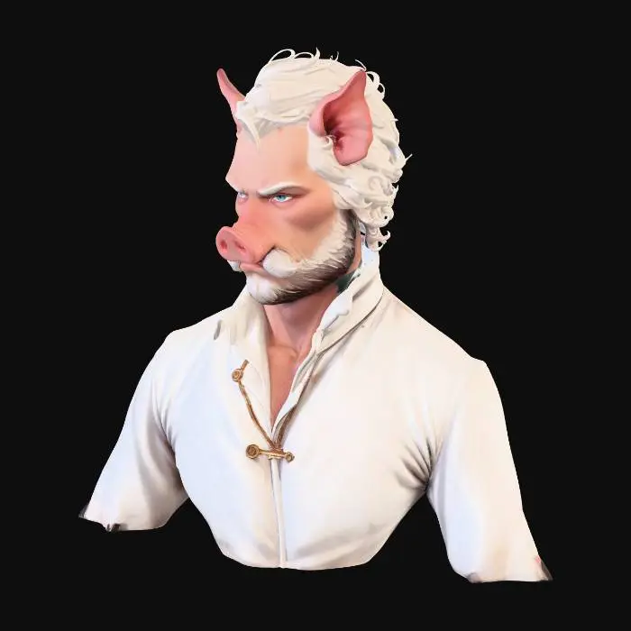 3D model for pigman