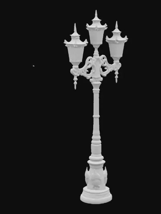 3D model for gothic style streetlight similar to bloodborne the videogame
