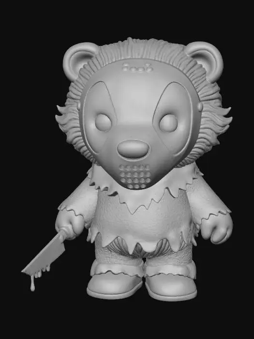 3D model for Slasher Badger, #Halloween2025#