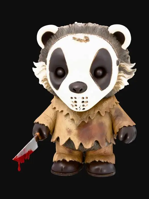 3D model for Slasher Badger, #Halloween2025#