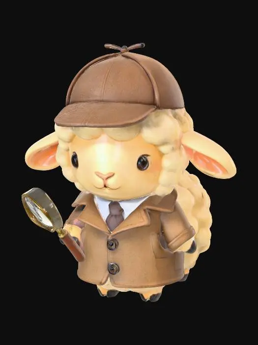 3D model for Sherlock Lamb, #Halloween2025#