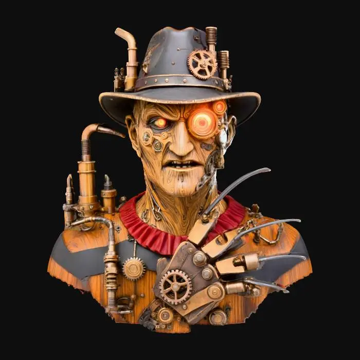 3D model for Steampunk Nightmare, #Halloween2025#