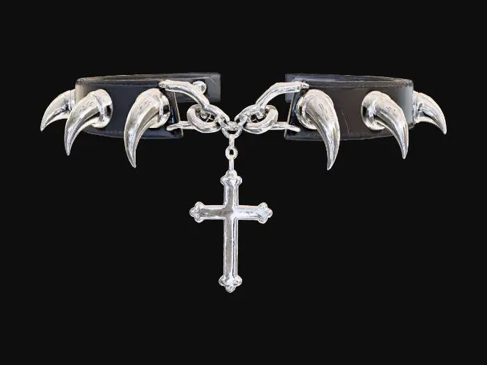 3D model for spiked collar