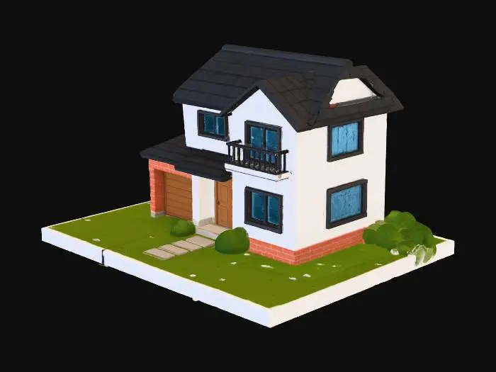 3D model for Suburban Serenity