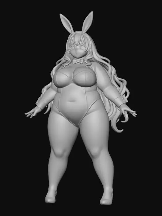 3D model for Emerald Bunny Girl