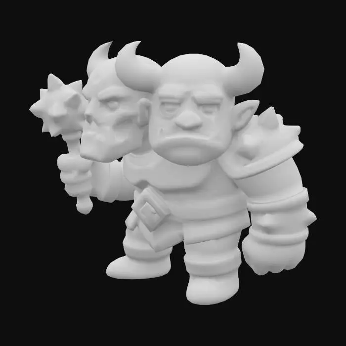 3D model for TwoHeadMonster