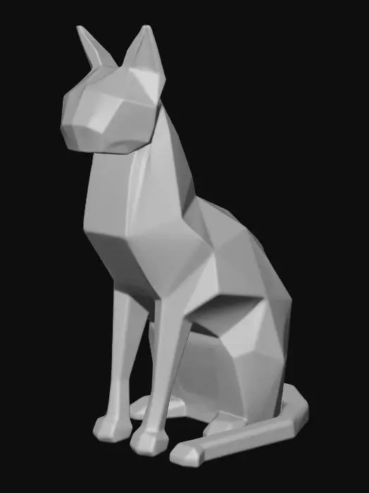 3D model for Crackled White Hound