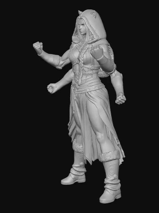 3D model for Mystic Warrior