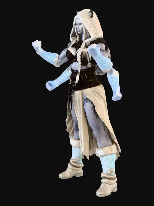 3D model for Mystic Warrior