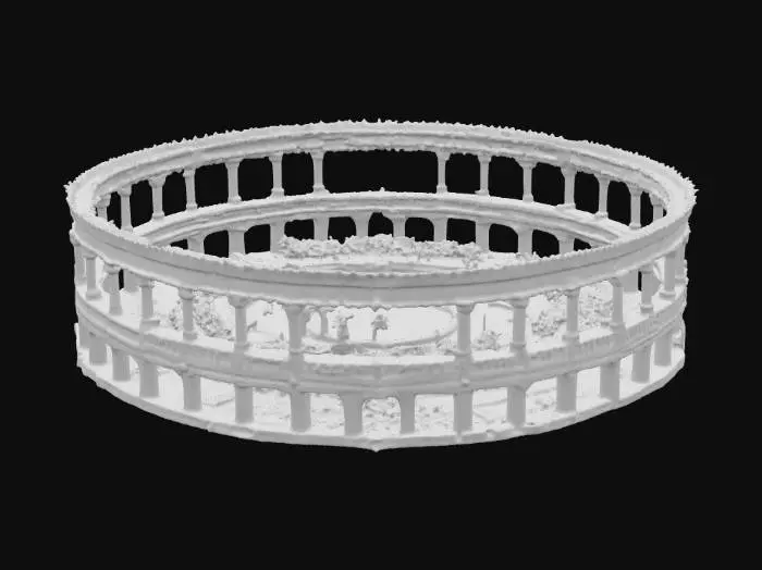 3D model for Cinematic model landscape arena circle dome shape arena hard sparring soft sparring mixed martial arena temple inside earth sphere the lands of the shadowlands kaels world of the oasis paradise islands forest jungle deserts model landscape like assassins creed skyrim open world model unreal engine uv unwrapping 